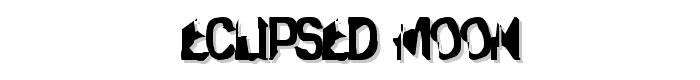 Eclipsed Moon font